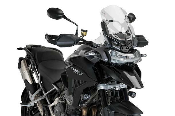 Windschild Puig Sportscheibe 360 x 315 mm mit ABE für Triumph Tiger 1200 GT PRO, Tiger 1200 GT Explorer Bj. 2022 - 2025