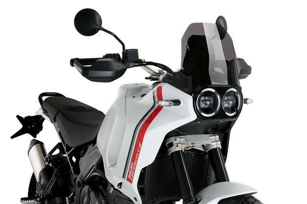 Windschild Puig Sportscheibe 320 x 365 mm mit ABE für Ducati Desert X, Desert X Rally, Desert X Discovery Bj. 2022 - 2026