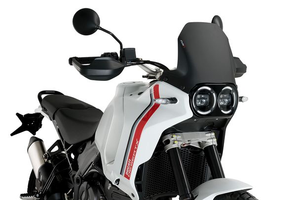 Windschild Puig Sportscheibe 320 x 365 mm mit ABE für Ducati Desert X, Desert X Rally, Desert X Discovery Bj. 2022 - 2026