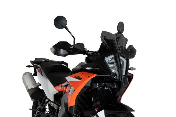 Windschild Puig Sportscheibe 420 x 365 mm mit ABE für KTM 790 Adventure, 890 Adventure, 890 Adventure R Bj. 2023 - 2026