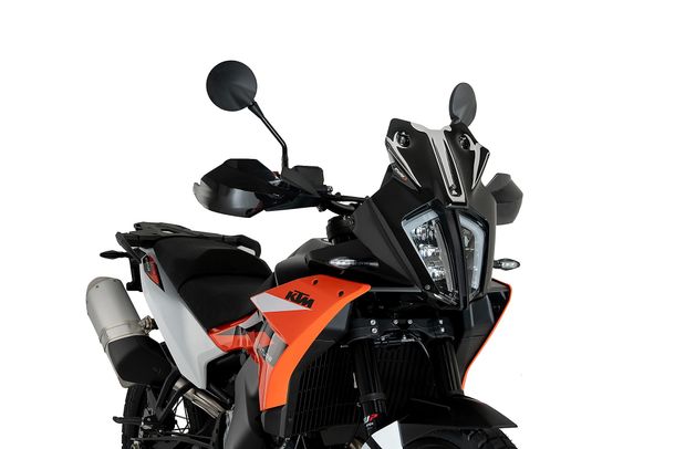 Windschild Puig Sportscheibe 420 x 365 mm mit ABE für KTM 790 Adventure, 890 Adventure, 890 Adventure R Bj. 2023 - 2026