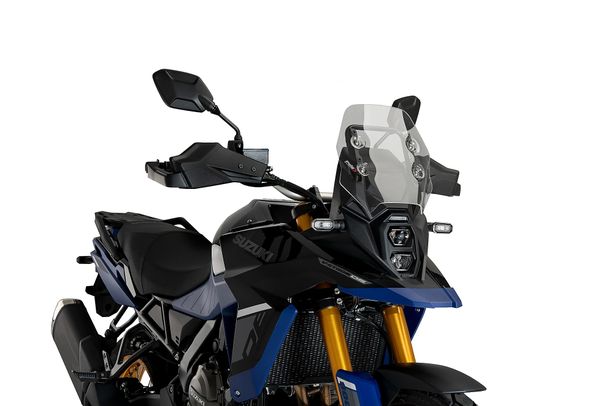 Windschild Puig Sportscheibe 290 x 290 mm mit ABE für Suzuki DL800DE V-STROM, DL800 V-STROM Tech, DL800 V-STROM Bj. 2023 - 2026
