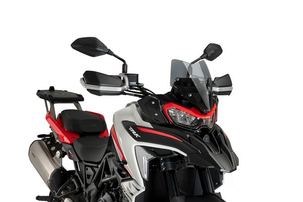 Windschild Puig Sportscheibe 308 x 253 mm mit ABE für Benelli TRK 702, TRK 702 X Bj. 2023 - 2024