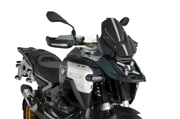 Windschild Puig Sportscheibe 385 x 290 mm mit ABE für BMW R1300GS Trophy, R1300GS Triple Black, R1300GS Bj. 2023 - 2026