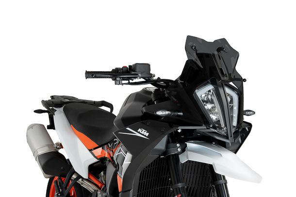 Windschild Puig Sportscheibe 420 x 365 mm mit ABE für KTM 890 SMT Bj. 2023 - 2025