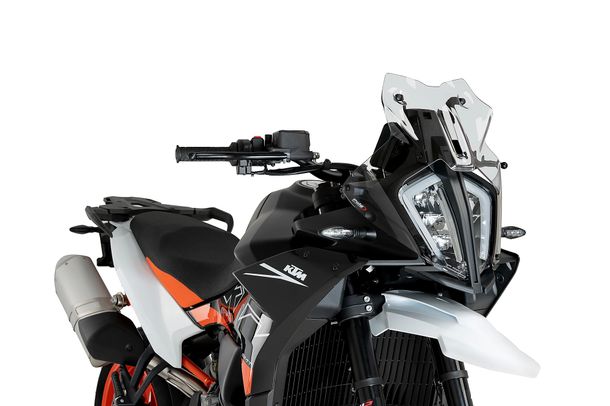 Windschild Puig Sportscheibe 420 x 365 mm mit ABE für KTM 890 SMT Bj. 2023 - 2025