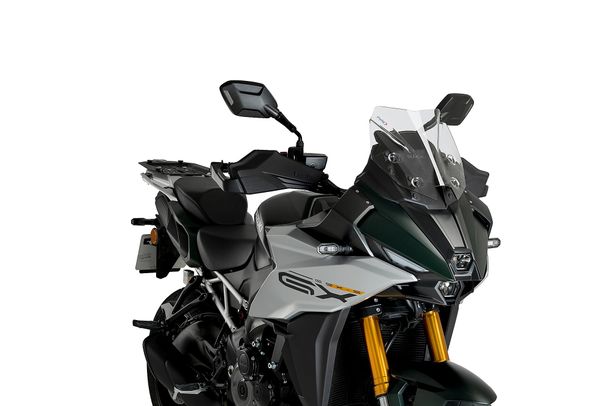 Windschild Puig Sportscheibe 315 x 300 mm mit ABE für Suzuki GSX-S1000GX, GSX-S1000GX Sport, GSX-S1000GX Touring Bj. 2024 - 2026