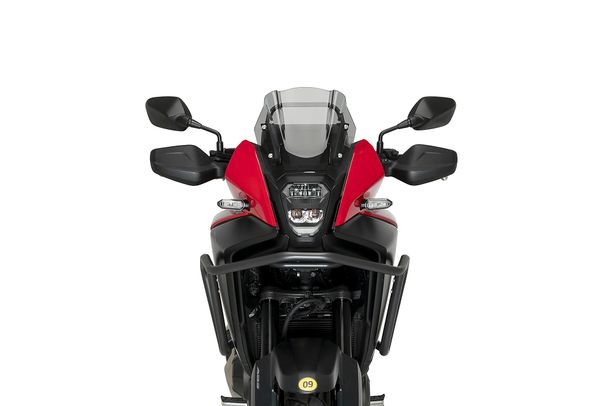 Windschild Puig Sportscheibe 265 x 265 mm mit ABE für Honda NX500, NX500 Eclutch Bj. 2024 - 2026