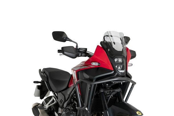 Windschild Puig Sportscheibe 265 x 265 mm mit ABE für Honda NX500, NX500 Eclutch Bj. 2024 - 2026