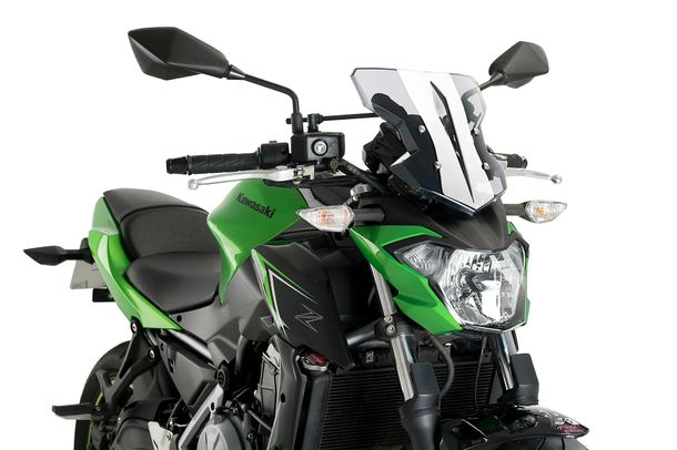 Windschild Puig Flanker mit ABE für Kawasaki Z650, ER-6N, Z1000R, Z1000R Edition, Z1000R Performance Bj. 2005 - 2026