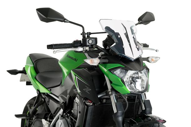 Windschild Puig Flanker mit ABE für Kawasaki Z650, ER-6N, Z1000R, Z1000R Edition, Z1000R Performance Bj. 2005 - 2026