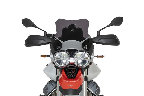 Windschild Puig Sportscheibe 385 x 355 mm mit ABE für Moto Guzzi V85 Strada, V85TT Travel, V85TT 850 Bj. 2024 - 2026