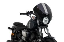Parabrezza Puig Dark Night con omologazione ABE per Yamaha XV950R, XV950 anno di produzione 2014 - 2020