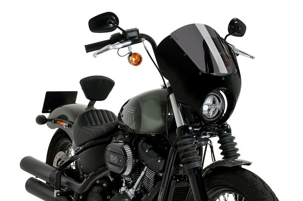 Windschild Puig Dark Night mit ABE für Harley Davidson Softail Street BOB Fxbb Bj. 2018 - 2026