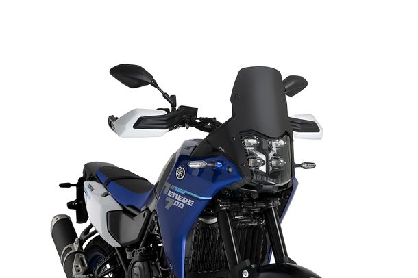 Windschild Puig Sportscheibe 410 x 330 mm mit ABE für Yamaha Tenere 700, Tenere 700 Rally Edition Bj. 2025 - 2026