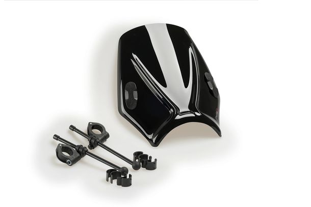Vindruta Puig Mito med ABE för Honda CG 125, Triumph Bonneville T100, Yamaha XVS125 Dragstar, Kawasaki EN500, Suzuki C800 Intruder, BMW R Ninet, Hyosung GV250 Aquila, Ducati Scrambler Full Throttle