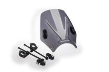 Parabrezza Puig Mito con ABE per Honda CG 125, Triumph Bonneville T100, Yamaha XVS125 Dragstar, Kawasaki EN500, Suzuki C800 Intruder, BMW R Ninet, Hyosung GV250 Aquila, Ducati Scrambler Full Throttle
