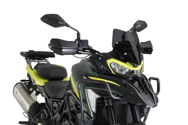 Windschild Puig Sportscheibe 308 x 253 mm mit ABE für Benelli TRK 702, TRK 702 X Bj. 2023 - 2026