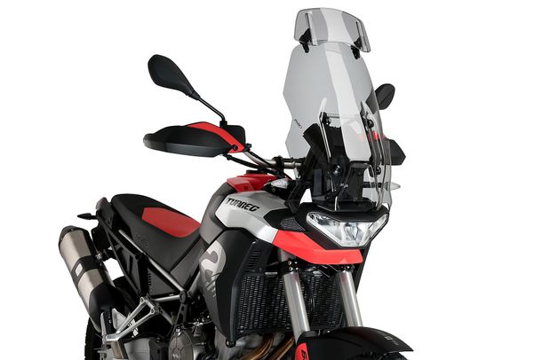 Windschild Puig Multi-verstellbares Visier 2.0 Clip-on mit ABE für BMW R1250RT, KTM 1290 Super Adventure R, Suzuki GSX-S1000GT, Yamaha Niken GT, Moto Guzzi V85TT Travel, Honda XL750 Transalp, Ducati