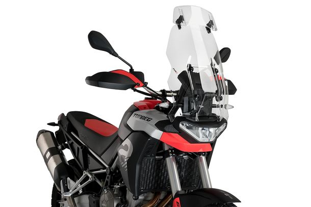 Windschild Puig Multi-verstellbares Visier 2.0 Clip-on mit ABE für BMW R1250RT, KTM 1290 Super Adventure R, Suzuki GSX-S1000GT, Yamaha Niken GT, Moto Guzzi V85TT Travel, Honda XL750 Transalp, Ducati