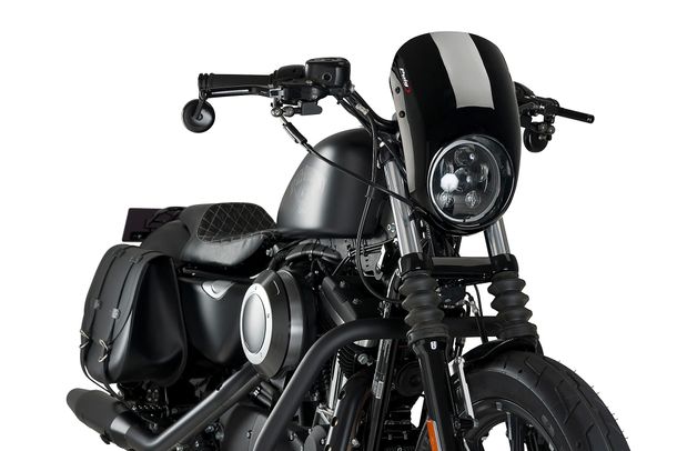 Windschild Puig Anarchy mit ABE für Harley Davidson Sportster 883 Iron XL883N Bj. 2009 - 2022
