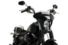 Windscherm Puig Batwing SML Sport met ABE voor Harley Davidson Dyna Street BOB FXDB-I Bj. 2006 - 2017