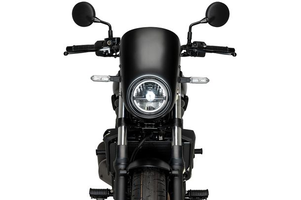 Windschild Puig Anarchy 385 x 250 mm mit ABE für Kawasaki Eliminator 500 SE, Eliminator 500 Bj. 2024 - 2026