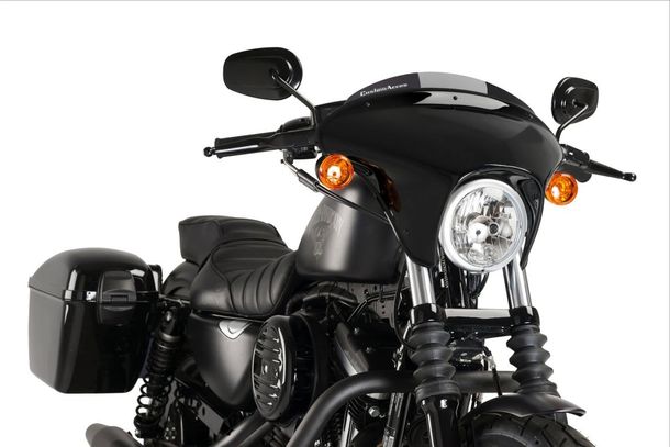 Windschild Puig Batwing SML Sport mit ABE für Harley Davidson Sportster 883 Iron XL883N (Bj. 2009 - 2022)