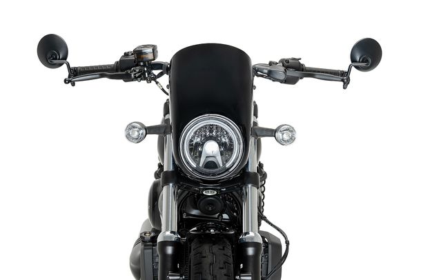 Windschild Puig Anarchy 385 x 250 mm mit ABE für Harley Davidson Nightster 975 Special Bj. 2023 - 2026