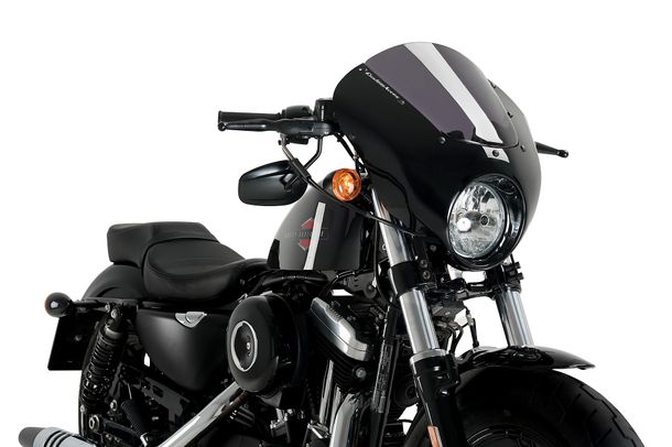Windschild Puig Dark Night mit ABE für Harley Davidson Sportster FORTY-EIGHT XL1200X Bj. 2015 - 2020