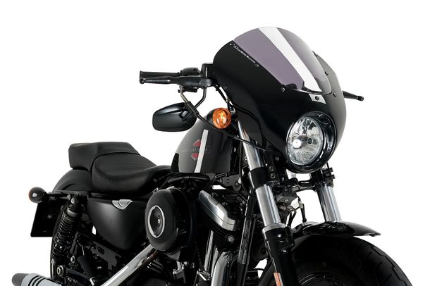Windschild Puig Dark Night mit ABE für Harley Davidson Sportster FORTY-EIGHT XL1200X Bj. 2015 - 2020