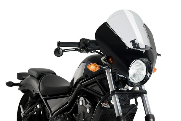 Windschild Puig Dark Night mit ABE für Honda CMX 500 Rebel Bj. 2017 - 2019