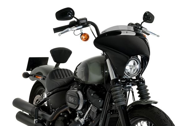 Windschild Puig Batwing SML Sport mit ABE für Harley Davidson Softail Street BOB Fxbb Bj. 2018 - 2026