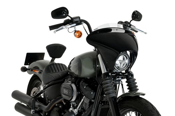 Windschild Puig Batwing SML Sport mit ABE für Harley Davidson Softail Street BOB Fxbb Bj. 2018 - 2026
