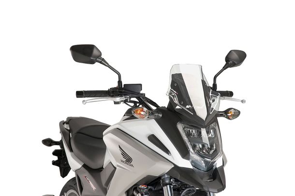 Větrový štít Puig sportovní s ABE pro Honda NC750X, NC750XD r.v. 2016 - 2020