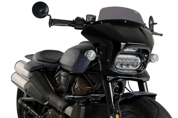 Windschild Puig Fury mit ABE für Harley Davidson Sportster S RH1250S Bj. 2021 - 2026