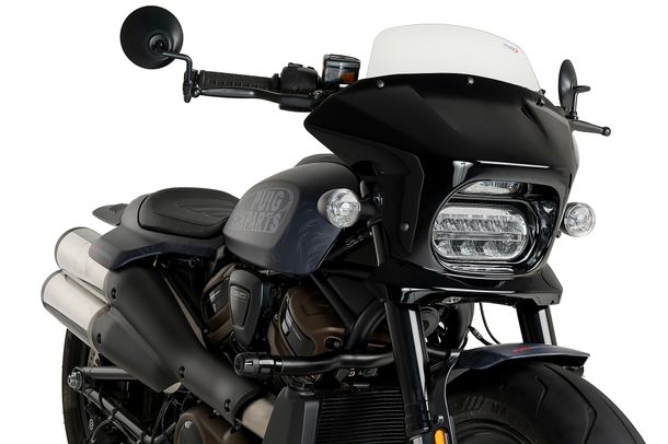 Windschild Puig Fury mit ABE für Harley Davidson Sportster S RH1250S Bj. 2021 - 2026