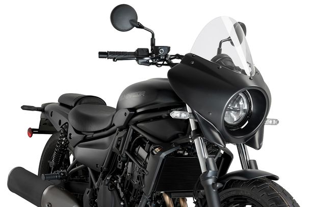 Windschild Puig Mirage 560 x 530 mm mit ABE für Kawasaki Eliminator 500 SE, Eliminator 500 Bj. 2024 - 2026