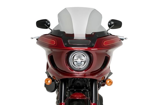Windschild Puig High-Road Touring 385 x 500 mm mit ABE für Harley Davidson Softail LOW Rider ST Fxlrst Bj. 2022 - 2026