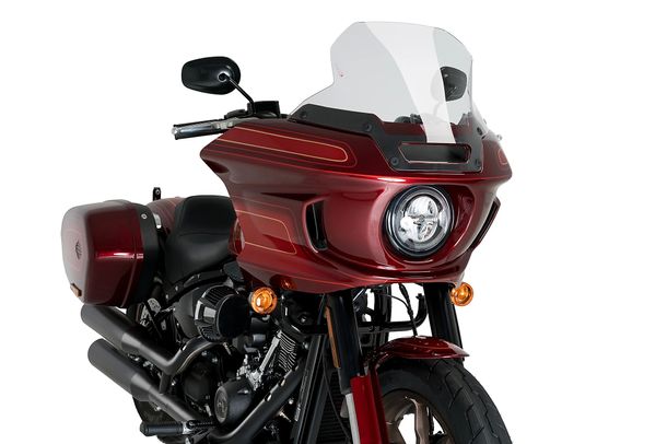 Windschild Puig High-Road Touring 385 x 500 mm mit ABE für Harley Davidson Softail LOW Rider ST Fxlrst Bj. 2022 - 2026
