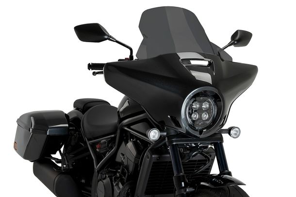 Windschild Puig High-Road Touring 350 x 500 mm mit ABE für Honda CMX1100 Touring Rebel Bj. 2023 - 2025