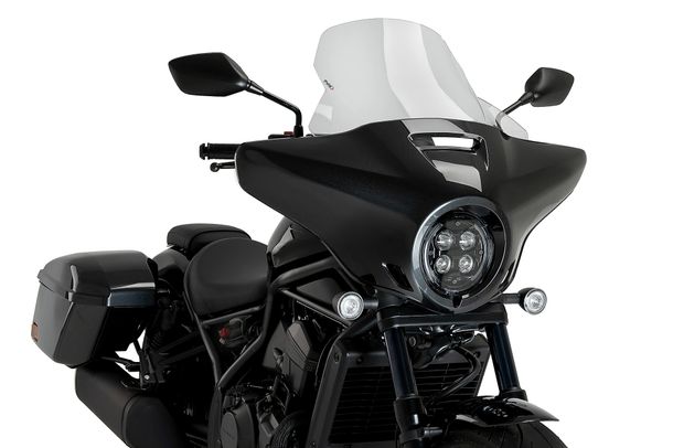 Windschild Puig High-Road Touring 350 x 500 mm mit ABE für Honda CMX1100 Touring Rebel Bj. 2023 - 2025