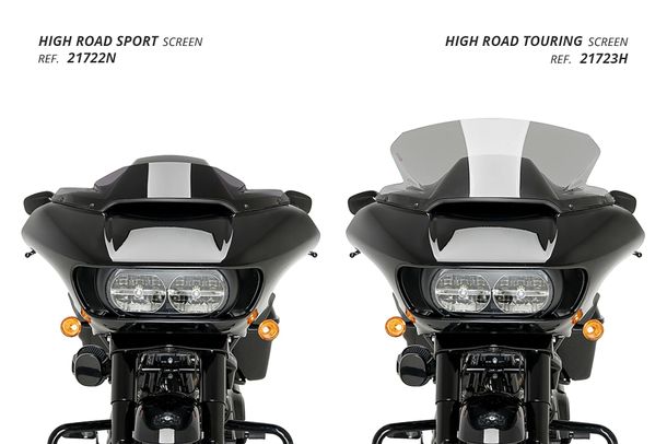 Windschild Puig High-Road Touring 280 x 655 mm mit ABE für Harley Davidson Road Glide Special Fltrxs, Road Glide Fltrx Bj. 2015 - 2024