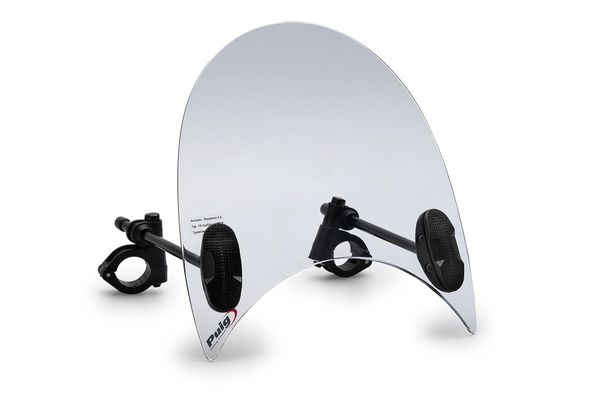 Windschild Puig Halcyon mit ABE für Yamaha XVS125 Dragstar, Honda CG 125, Kawasaki EN500, Suzuki C800 Intruder, Triumph America, Hyosung GV250 Aquila, BMW R Ninet, Benelli Leoncino 500, Ducati, Daelim