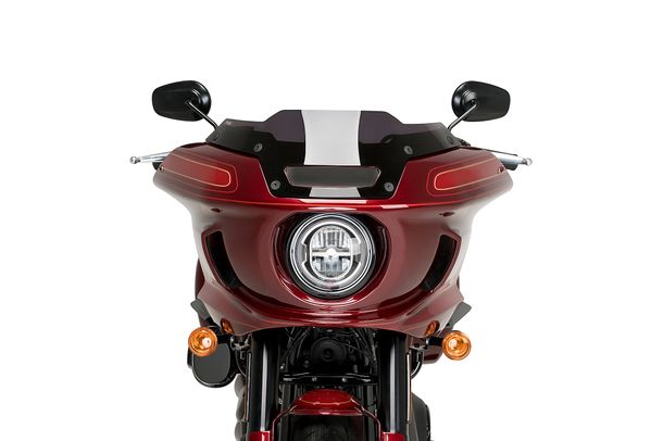 Windschild Puig High-Road Sport 185 x 500 mm mit ABE für Harley Davidson Softail LOW Rider ST Fxlrst Bj. 2022 - 2026