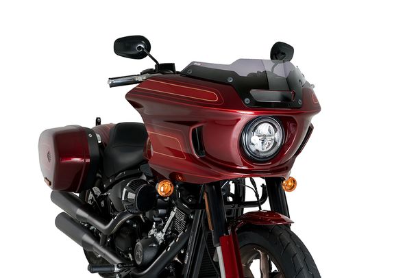 Windschild Puig High-Road Sport 185 x 500 mm mit ABE für Harley Davidson Softail LOW Rider ST Fxlrst Bj. 2022 - 2026