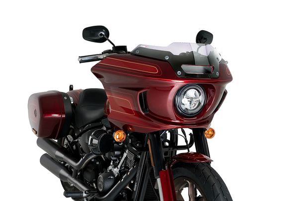 Windschild Puig High-Road Sport 185 x 500 mm mit ABE für Harley Davidson Softail LOW Rider ST Fxlrst Bj. 2022 - 2026