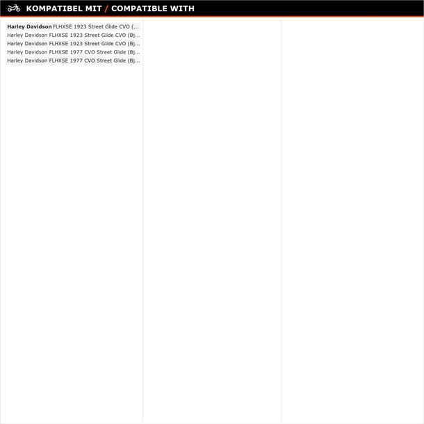 Puig High-Road Sport für Harley davidson CVO STREET GLIDE FLHXSE, u.a. Stark – Bild 10