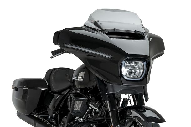 Windschild Puig High-Road Sport 220 x 600 mm mit ABE für Harley Davidson CVO Street Glide Flhxse, Street Glide Flhx Bj. 2023 - 2026