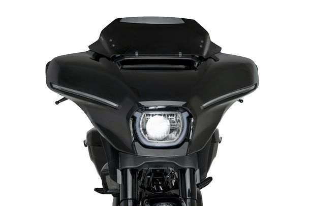 Windschild Puig High-Road Sport 220 x 600 mm mit ABE für Harley Davidson CVO Street Glide Flhxse, Street Glide Flhx Bj. 2023 - 2026